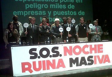 Campaña en contra de la subida del IVA en el ocio nocturno