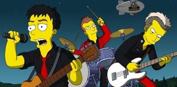 Green Day en los Simpsons