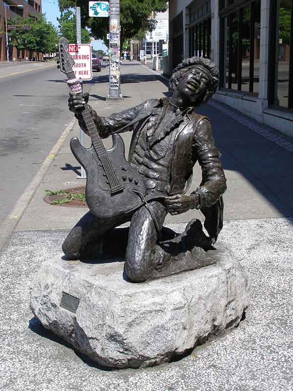 Estatua de Jimi Hendrix