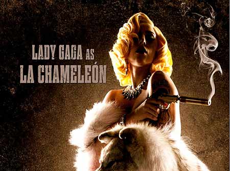Lady Gaga como actriz en la pelicula "Machete Kills"
