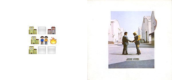 Portadas de discos en versión emoticono emoji