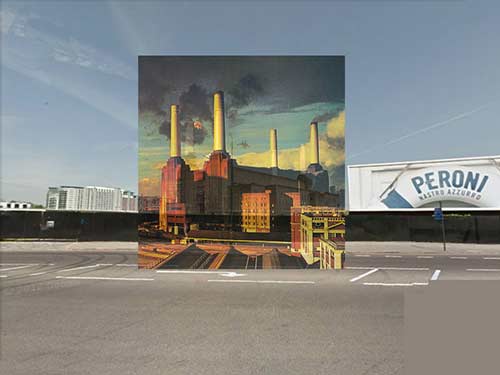 Pink Floid en la portada de su “Animals”