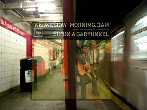 Simon y Garfunkel y su disco"Wednesday Morning, 3 AM"