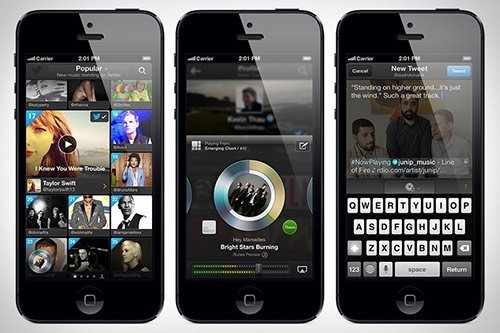 Cómo funciona Twitter Music